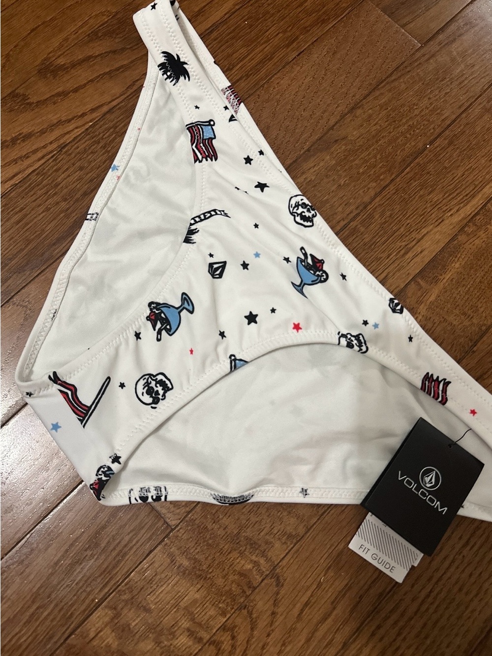 Volcom Flocking 4th Hipster Bathing Suit Bottoms NWT- Size Large